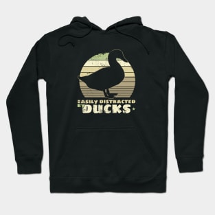 Easily Distracted By Ducks Hoodie